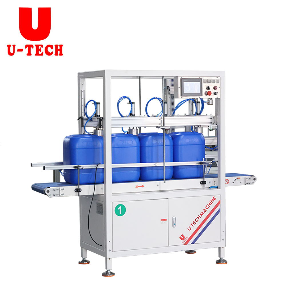 Four Station Full Automatic Air Leak Testing Machine PET PP PVC Barrel Vacuum Leak Tester