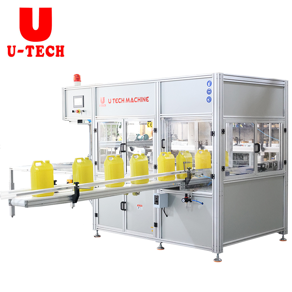 Automatic Empty PE Bottle Bagger Packing Machine With Bottle Unscrambler